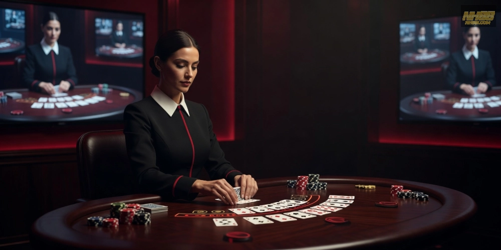 Khái niệm live casino online nh88 với dealer thực tế và giao diện hiện đại